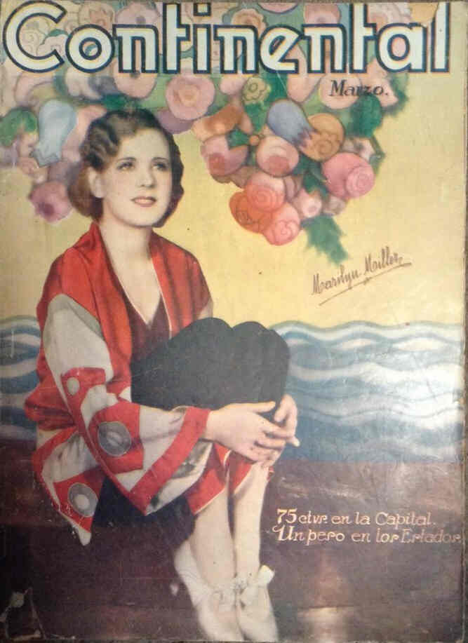 CONTINENTAL magazine side cover March 1930