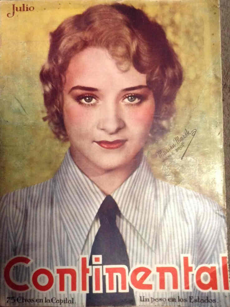 CONTINENTAL magazine side cover July 1931