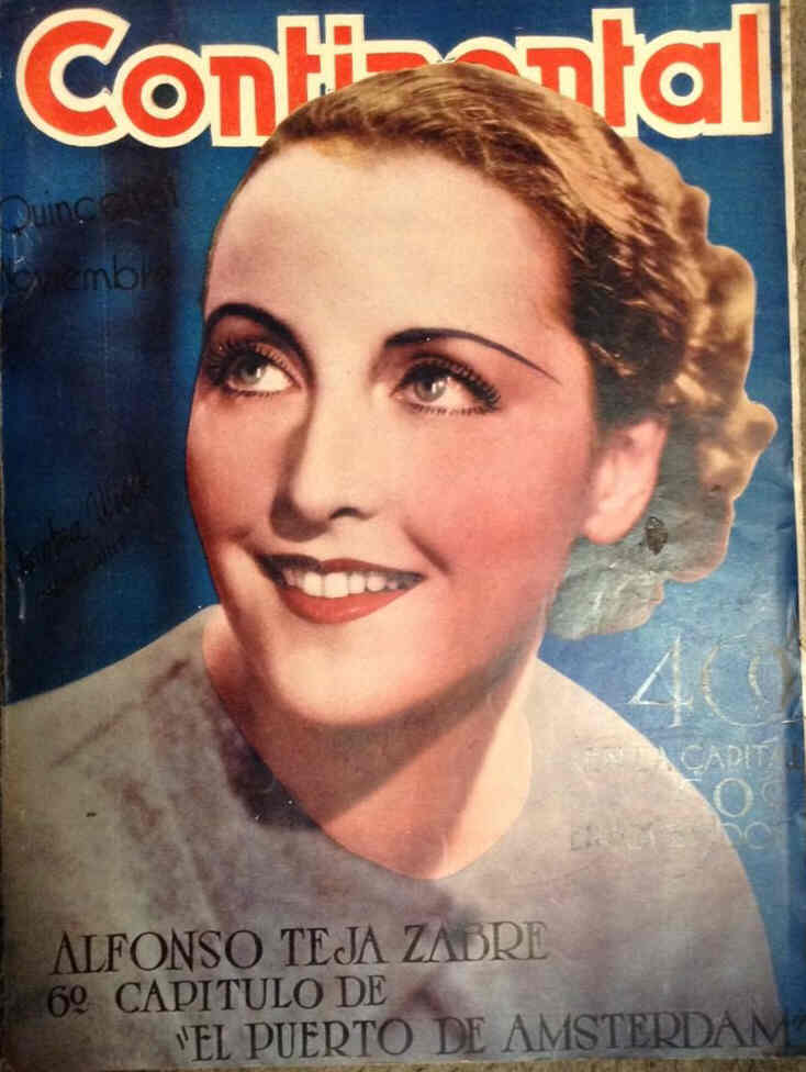 CONTINENTAL magazine side cover November 1933