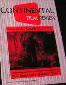 CONTINENTAL FILM REVIEW magazine side cover Issue 9 July 1953