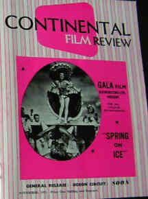 CONTINENTAL FILM REVIEW magazine side cover Issue 13 November 1953
