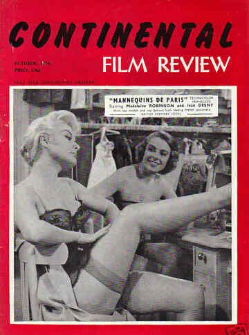 CONTINENTAL FILM REVIEW magazine side cover Issue 72 October 1958