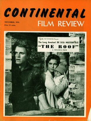 CONTINENTAL FILM REVIEW magazine side cover Issue 84 October 1959