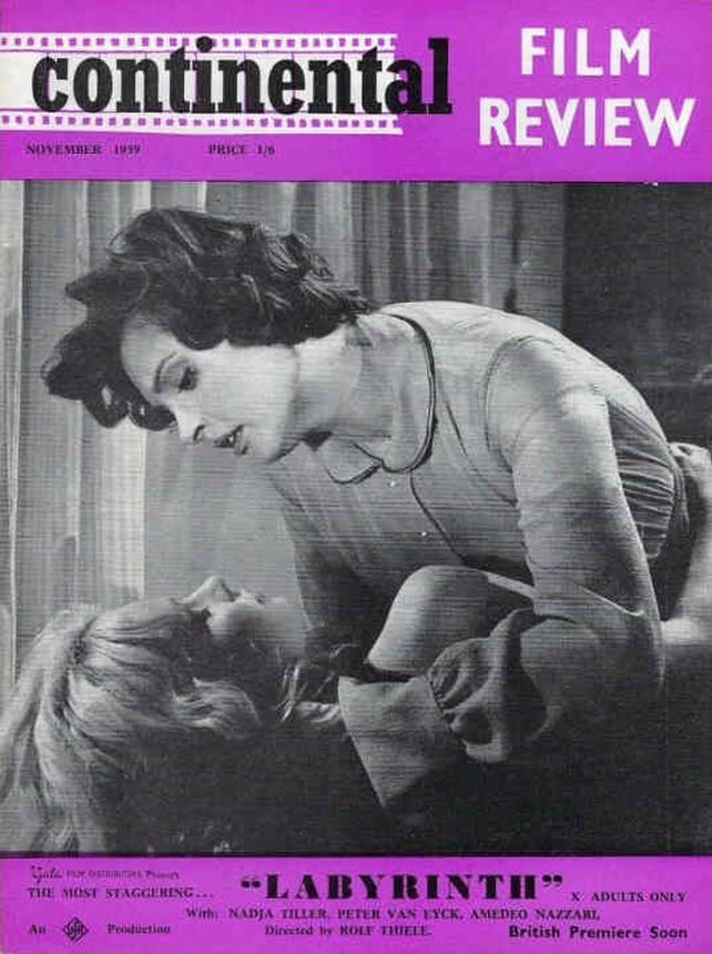 CONTINENTAL FILM REVIEW magazine side cover Issue 85 November 1959