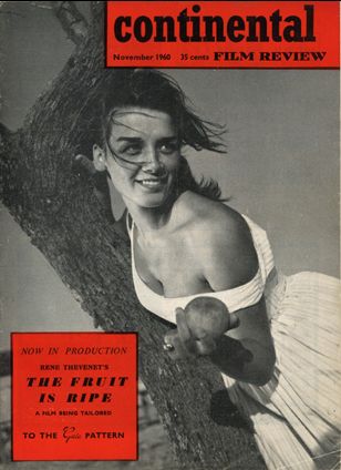 CONTINENTAL FILM REVIEW magazine side cover Issue 96 October 1960