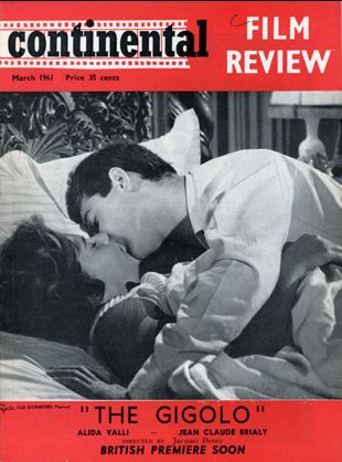 CONTINENTAL FILM REVIEW magazine side cover Issue 100 February 1961