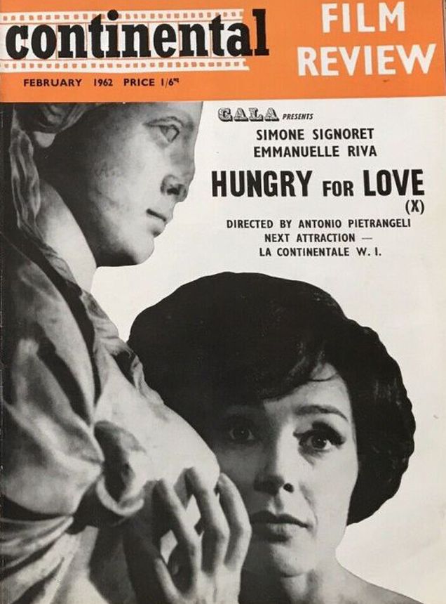 CONTINENTAL FILM REVIEW magazine side cover Issue 112 February 1962