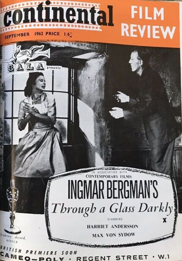 CONTINENTAL FILM REVIEW magazine side cover Issue 119 September 1962