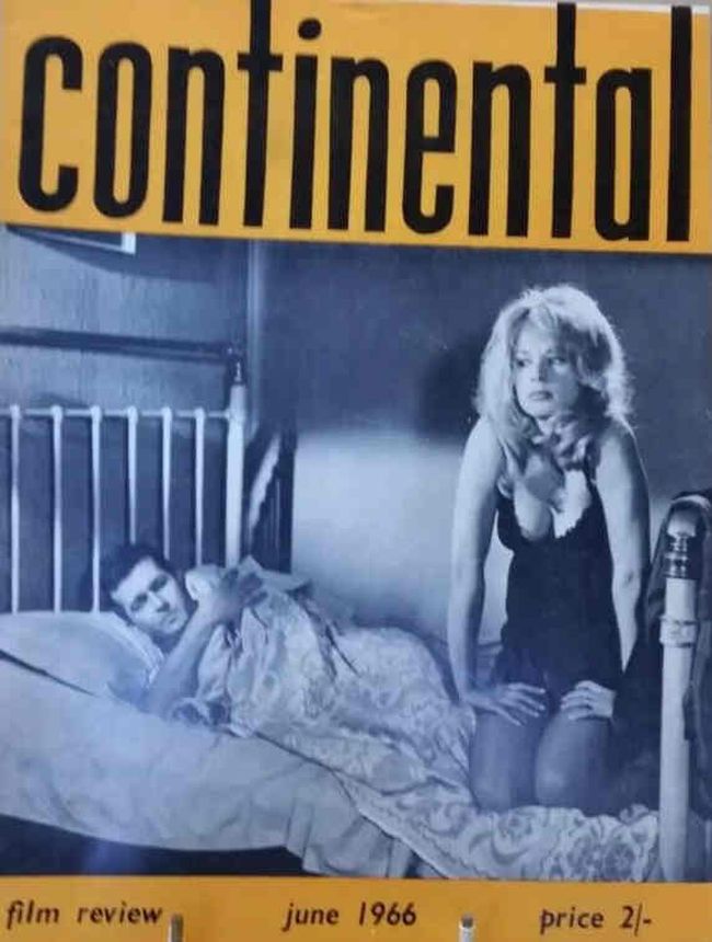 CONTINENTAL FILM REVIEW magazine side cover Issue 164 June 1966