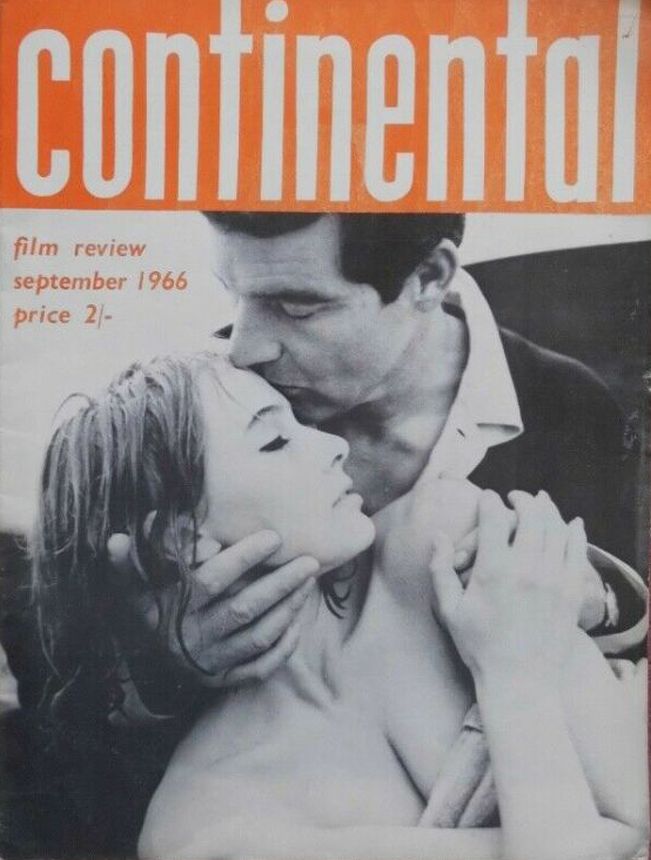 CONTINENTAL FILM REVIEW magazine side cover Issue 167 September 1966
