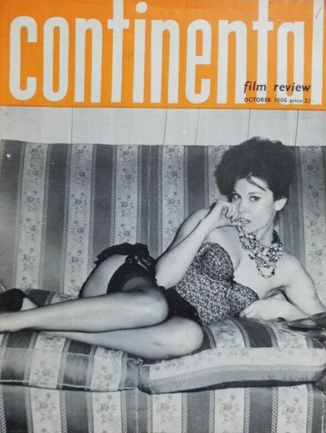 CONTINENTAL FILM REVIEW magazine side cover Issue 168 October 1966