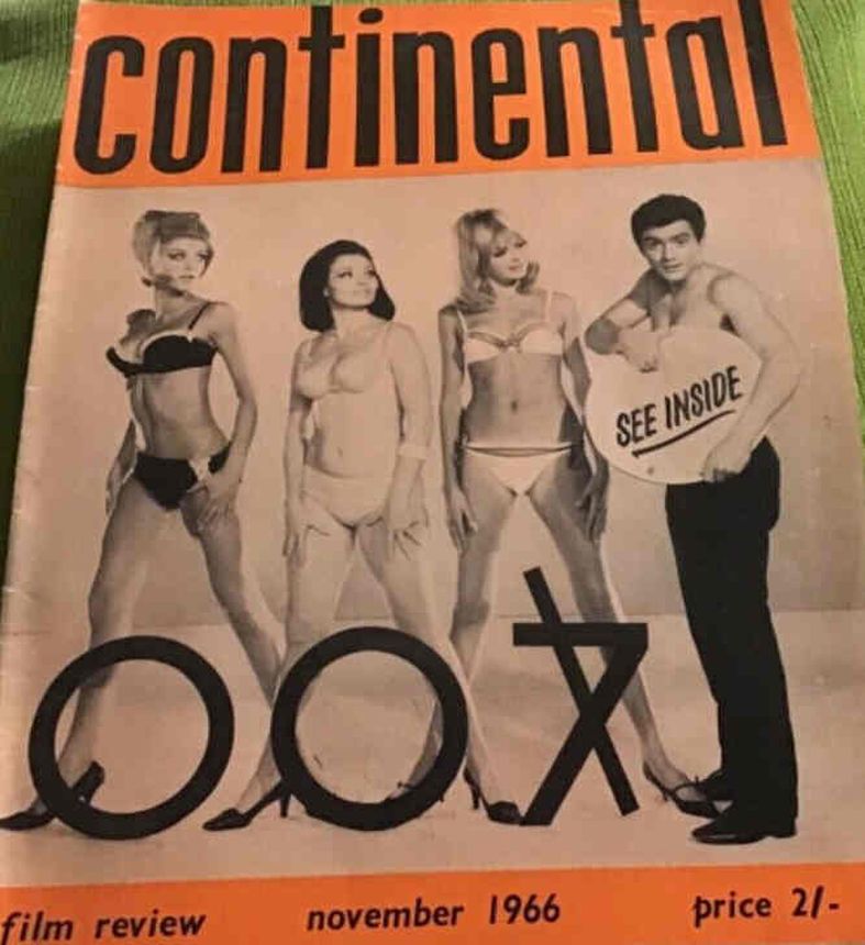 CONTINENTAL FILM REVIEW magazine side cover Issue 169 November 1966
