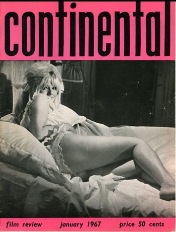 CONTINENTAL FILM REVIEW magazine side cover Issue 170 December 1966