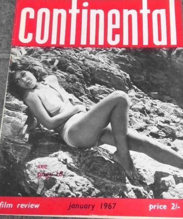 CONTINENTAL FILM REVIEW magazine side cover Issue 171 January 1967