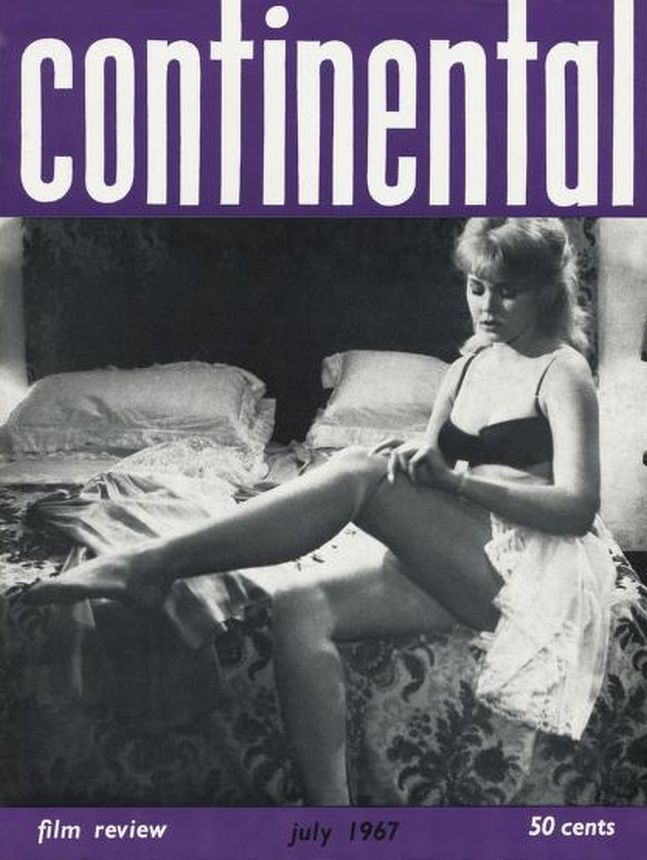 CONTINENTAL FILM REVIEW magazine side cover Issue 177 July 1967