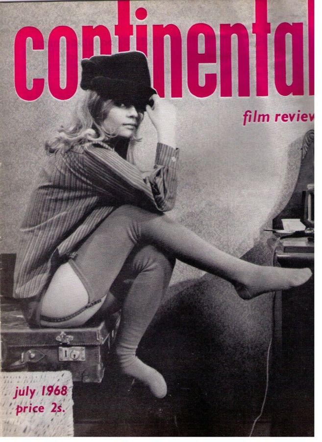 CONTINENTAL FILM REVIEW magazine side cover Issue 189 July 1968