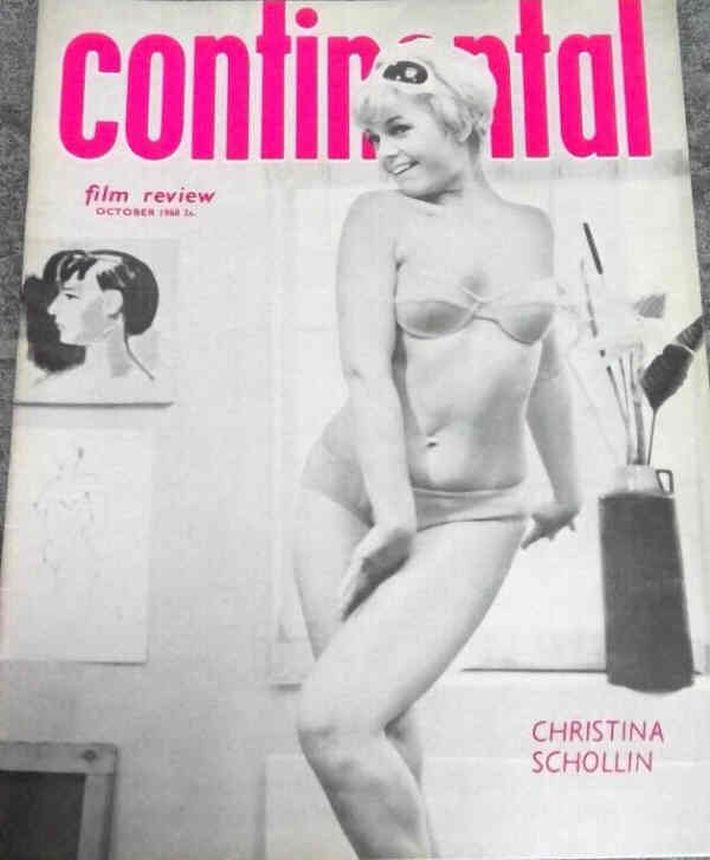 CONTINENTAL FILM REVIEW magazine side cover Issue 192 October 1968
