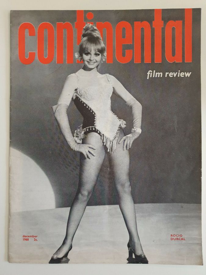 CONTINENTAL FILM REVIEW magazine side cover Issue 194 December 1968