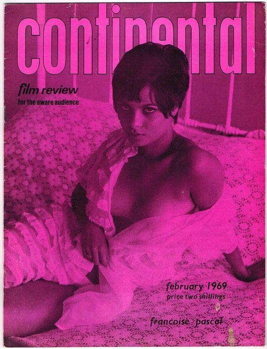 CONTINENTAL FILM REVIEW magazine side cover Issue 196 February 1969