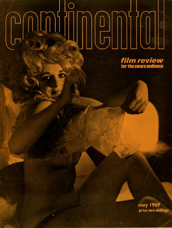 CONTINENTAL FILM REVIEW magazine side cover Issue 199 May 1969
