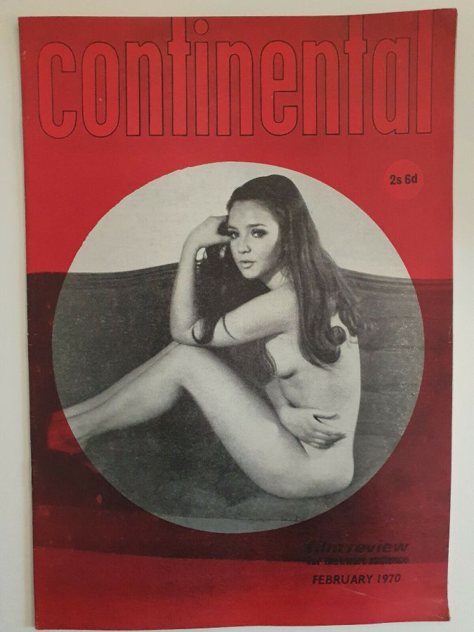 CONTINENTAL FILM REVIEW magazine side cover Issue 208 February 1970