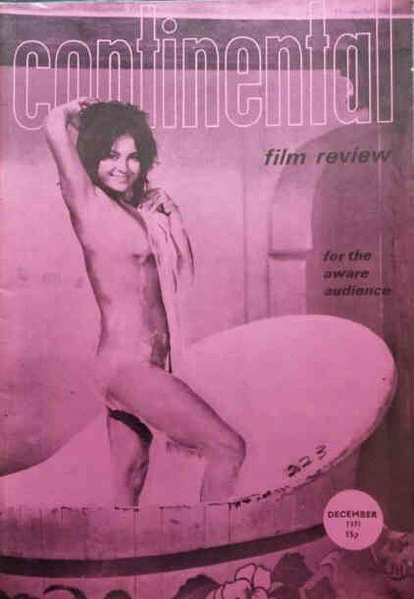 CONTINENTAL FILM REVIEW magazine side cover Issue 230 December 1971