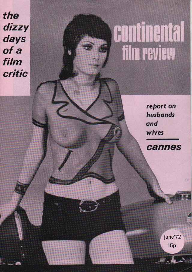 CONTINENTAL FILM REVIEW magazine side cover Issue 236 June 1972