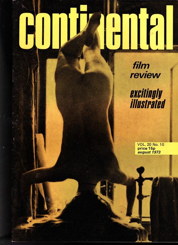 CONTINENTAL FILM REVIEW magazine side cover Issue 250 August 1973