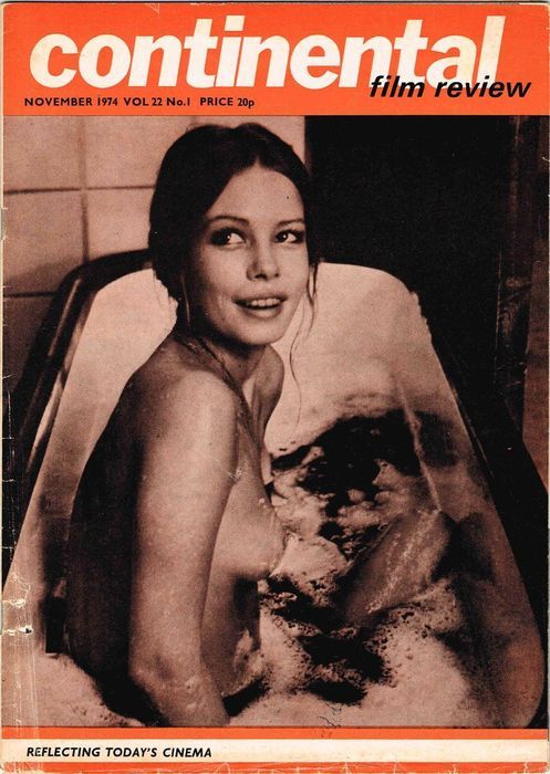 CONTINENTAL FILM REVIEW magazine side cover Issue 265  Vol 22 # 1 November 1974