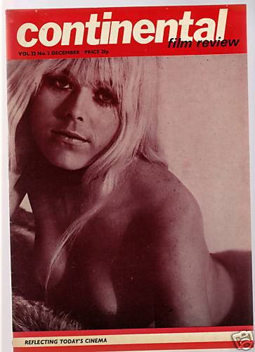 CONTINENTAL FILM REVIEW magazine side cover Issue 266  Vol 22 # 2 December 1974