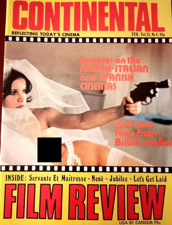 CONTINENTAL FILM REVIEW magazine side cover Issue 304  Vol 25 # 4 February 1978