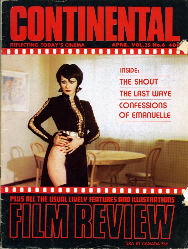 CONTINENTAL FILM REVIEW magazine side cover Issue 306  Vol 25 # 6 April 1978