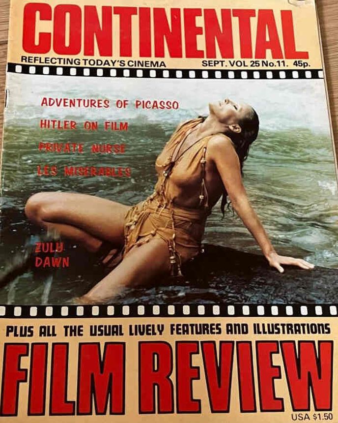 CONTINENTAL FILM REVIEW magazine side cover Issue 311  Vol 25 # 11 September 1978
