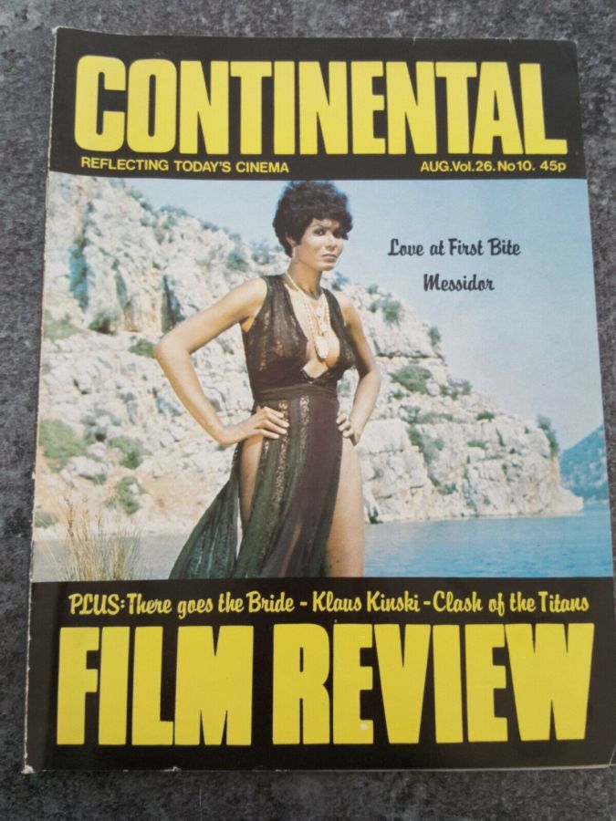 CONTINENTAL FILM REVIEW magazine side cover Issue 322  Vol 26 # 10 August 1979
