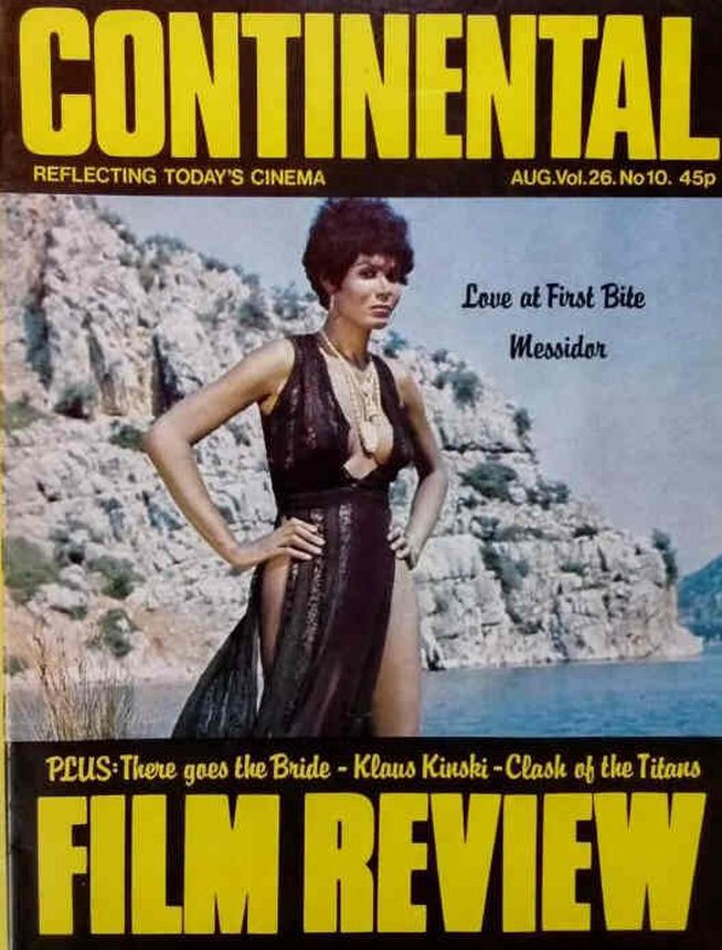 CONTINENTAL FILM REVIEW magazine side cover Issue 324  Vol 26 # 12 October 1979