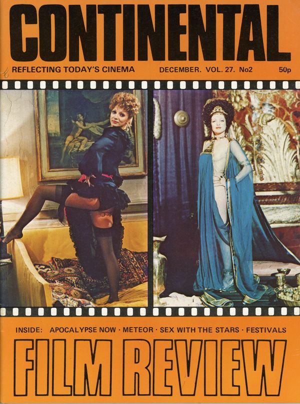 CONTINENTAL FILM REVIEW magazine side cover Issue 326  Vol 27 # 2 December 1979