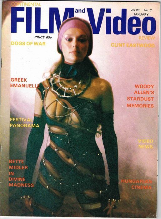 CONTINENTAL FILM REVIEW magazine side cover Issue 339  Vol 28 # 3 January 1981