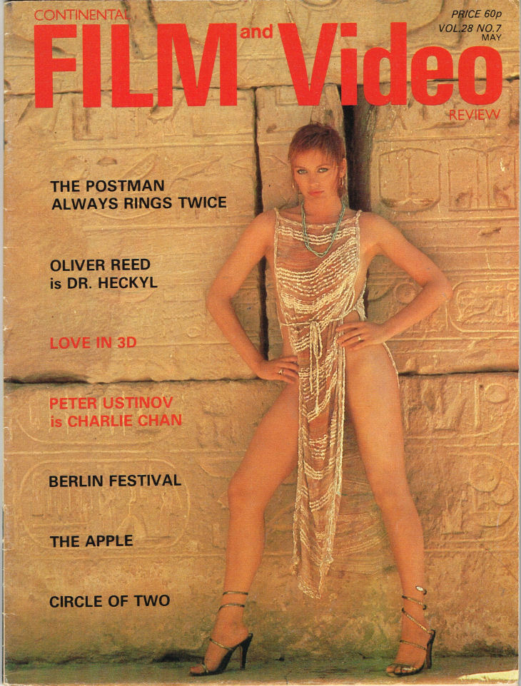 CONTINENTAL FILM REVIEW magazine side cover Issue 343  Vol 28 # 7 May 1981