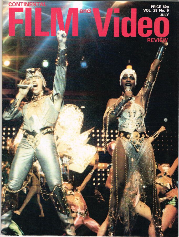 CONTINENTAL FILM REVIEW magazine side cover Issue 345  Vol 28 # 9 July 1981