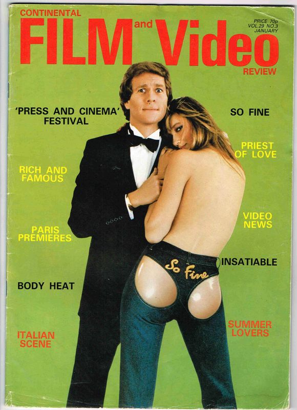 CONTINENTAL FILM REVIEW magazine side cover Issue 351  Vol 29 # 3 January 1982