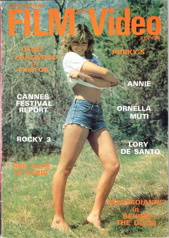 CONTINENTAL FILM REVIEW magazine side cover Issue 357  Vol 29 # 9 July 1982