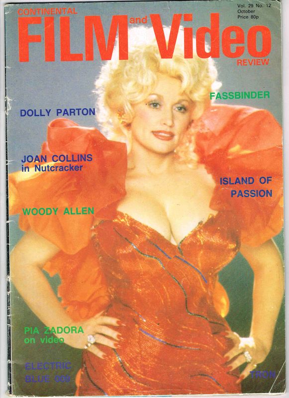 CONTINENTAL FILM REVIEW magazine side cover Issue 360  Vol 29 # 12 October 1982