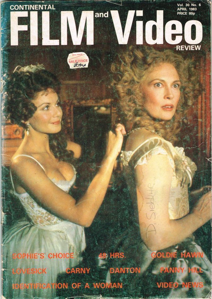 CONTINENTAL FILM REVIEW magazine side cover Issue 366  Vol 30 # 6 April 1983