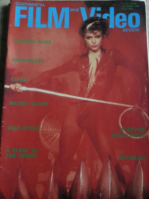 CONTINENTAL FILM REVIEW magazine side cover Issue 371  Vol 30 #11 October 1983