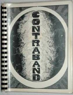 CONTRABAND magazine side cover Issue 1 May 1983