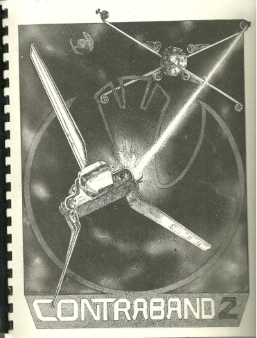 CONTRABAND magazine side cover Issue 2 March 1984