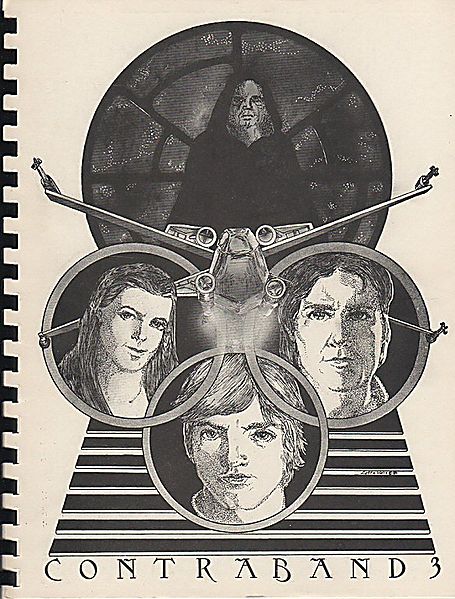 CONTRABAND magazine side cover Issue 3 November 1984