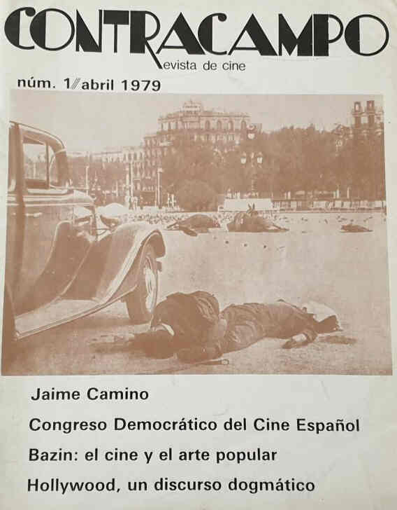 CONTRACAMPO magazine side cover Issue 1 April 1979
