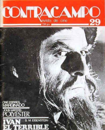 CONTRACAMPO magazine side cover Issue 29 April 1982