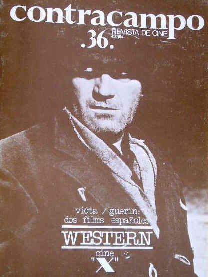 CONTRACAMPO magazine side cover Issue 36 June 1984